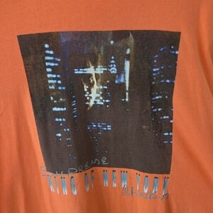 Supreme Orange Christopher Walken King Of New York Tee